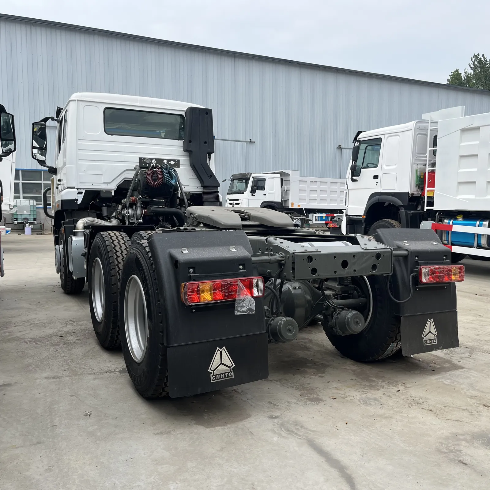 Used HOWO NX 6x4 tractor truck, rear-left