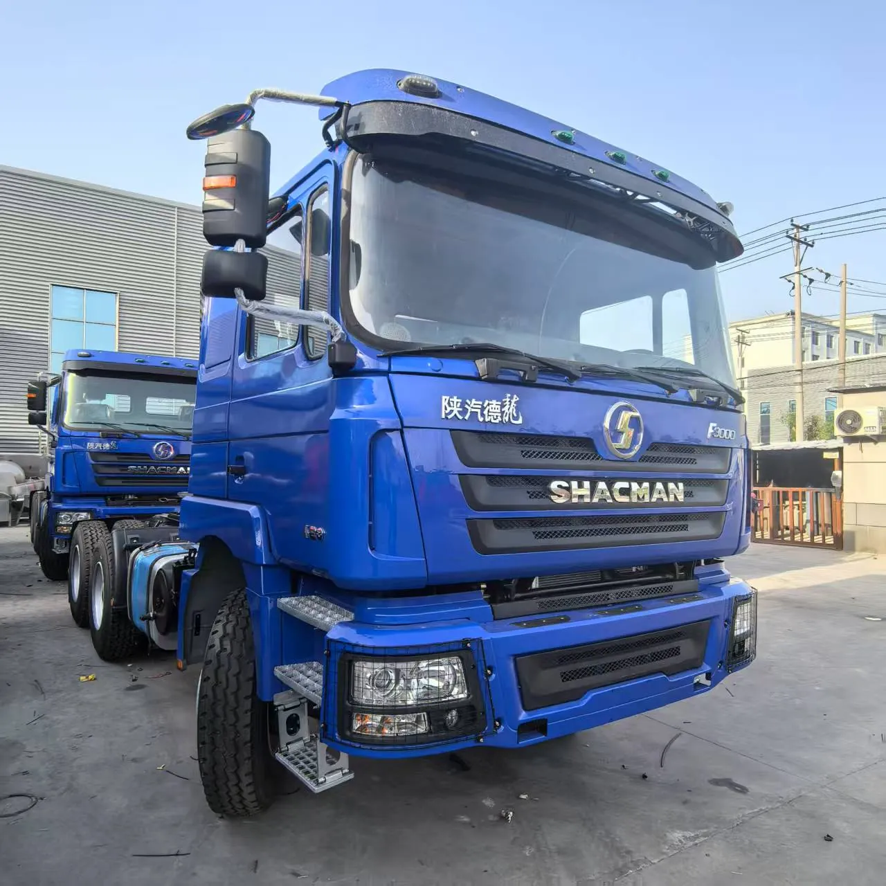 Used Shacman F3000 6x4 tractor truck, exterior view