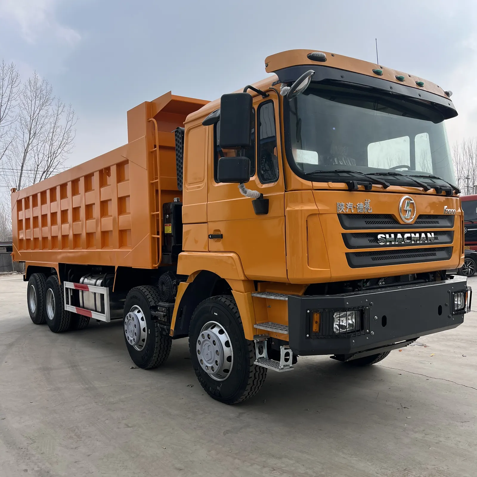 Used Shacman F3000 8x4 dump truck, exterior view